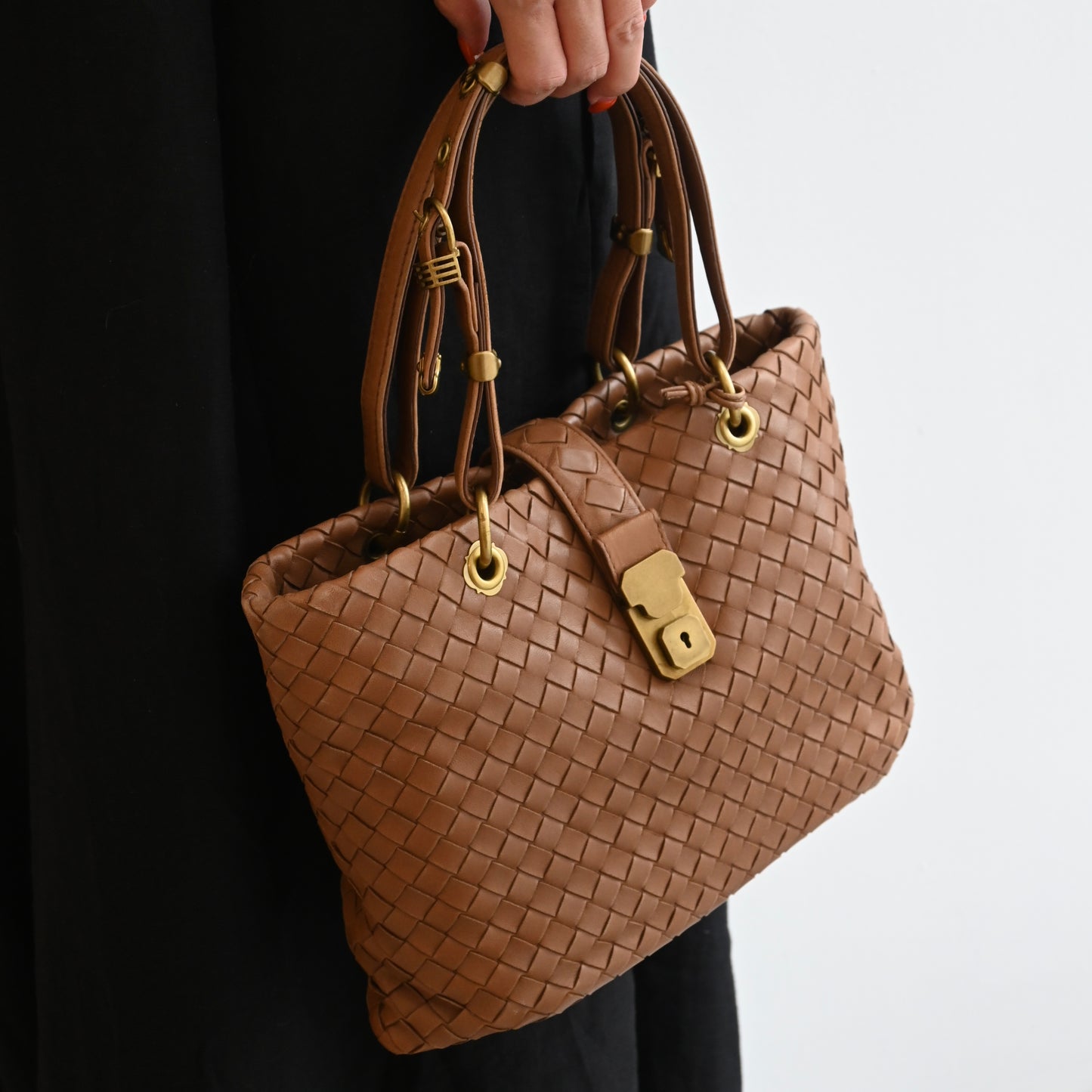 Bottega Veneta Intrecciato Mini Capri Tote