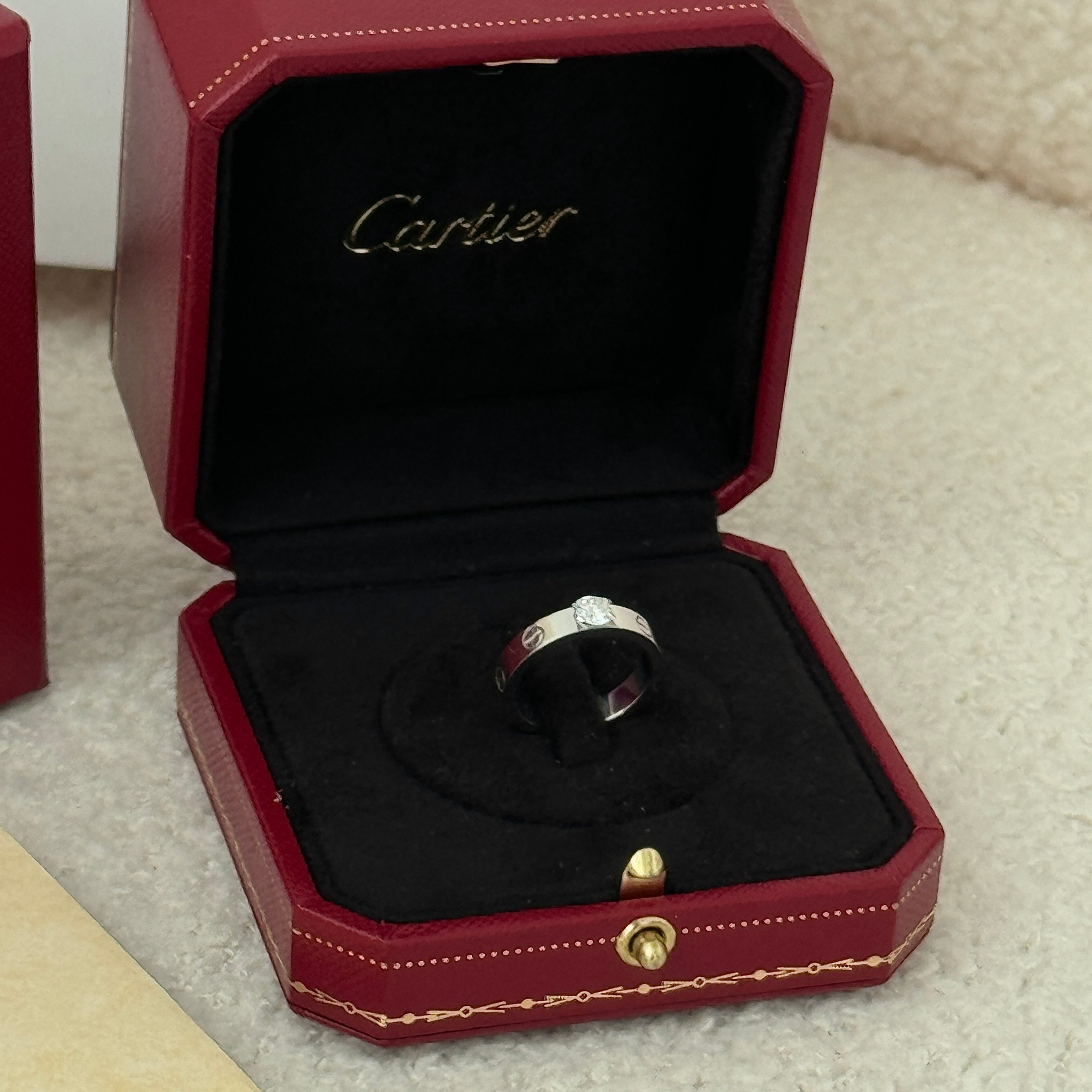 Cartier Love Solitaire Ring - Leluxe Vintage Sdn. Bhd.