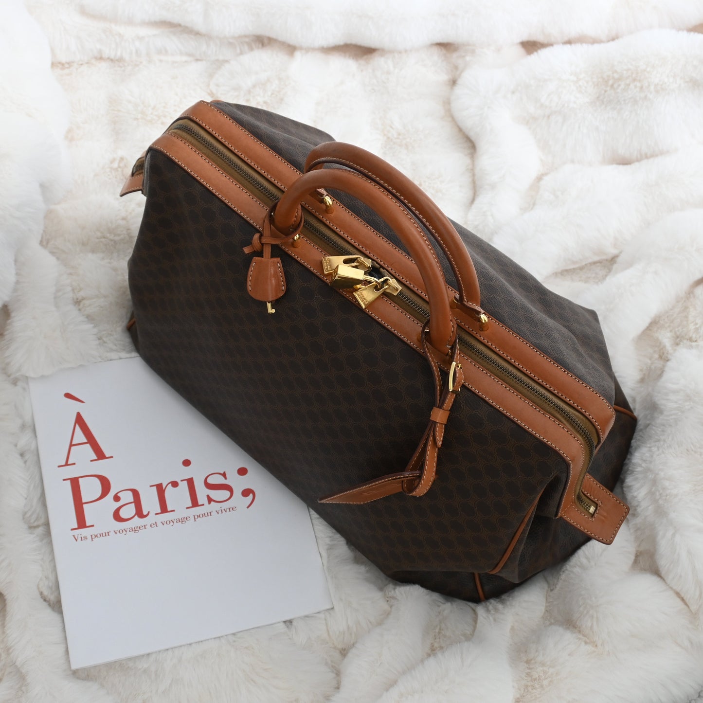 Celine Macadam Monogram Doctor's Bag Duffle