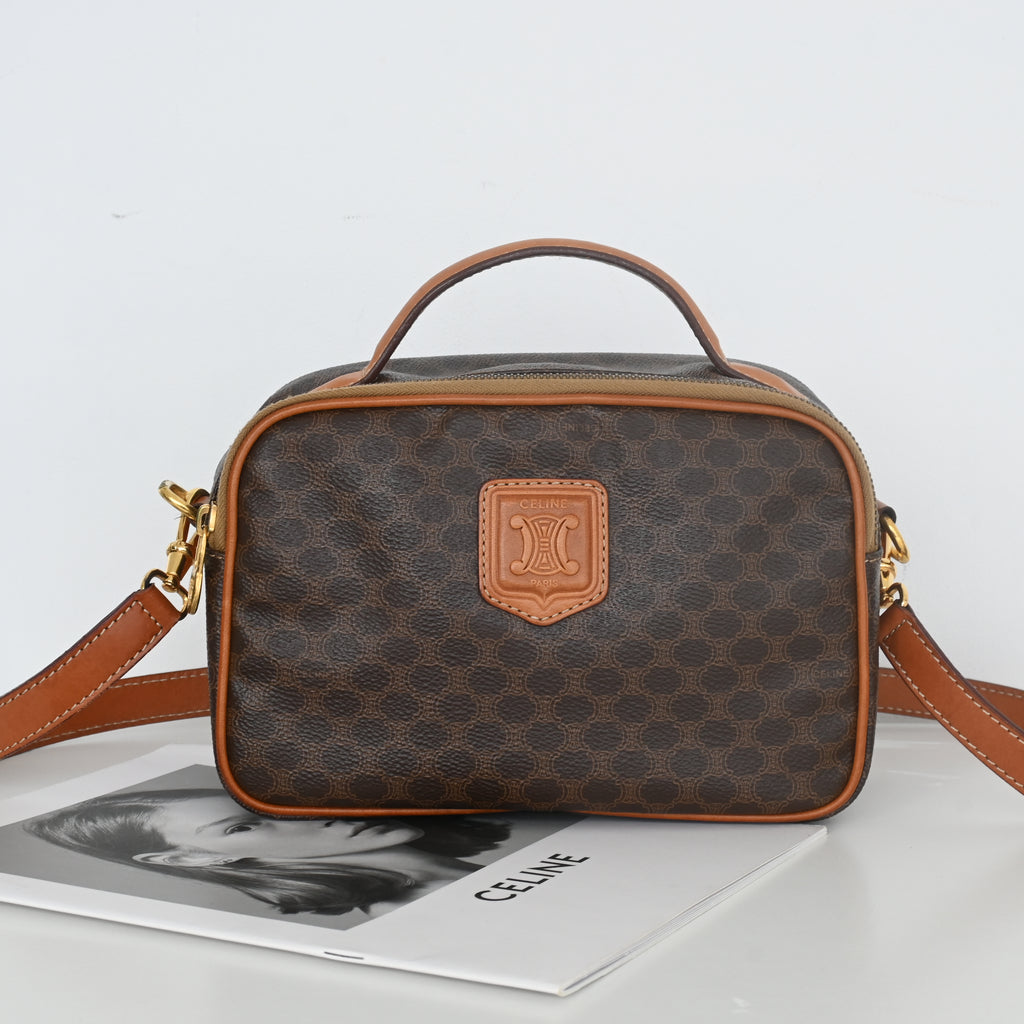 Celine Triomphe Monogram Camera Bag - Leluxe Vintage Sdn. Bhd.