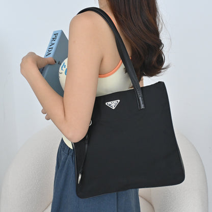 Prada Nylon Tote Black