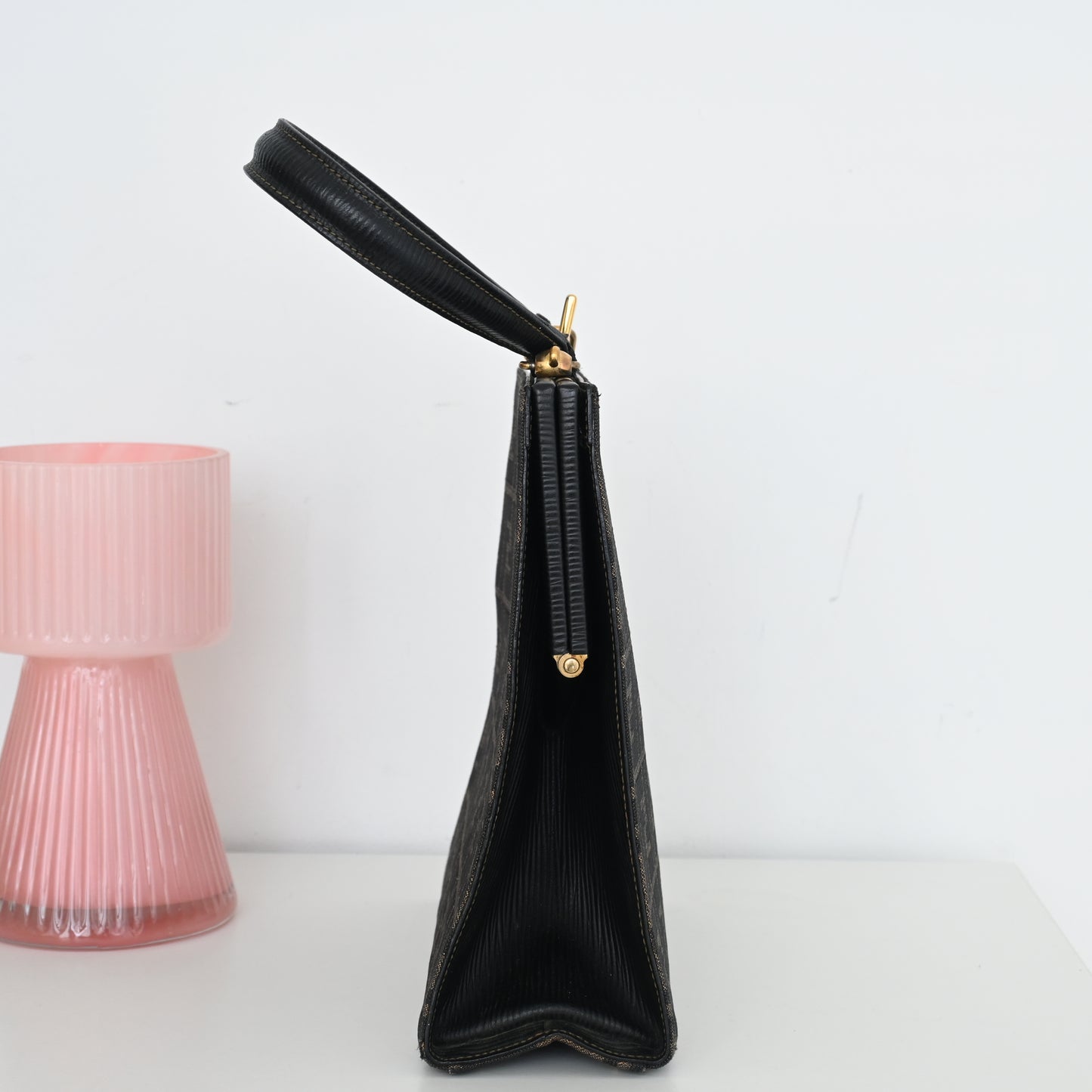 Fendi Zucca Monogram Top Handle Tote