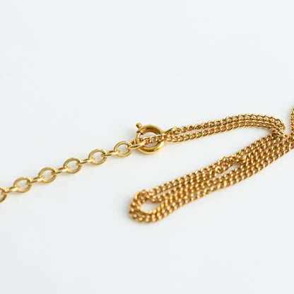 Christian Dior Vintage Oval Necklace Earclips Set