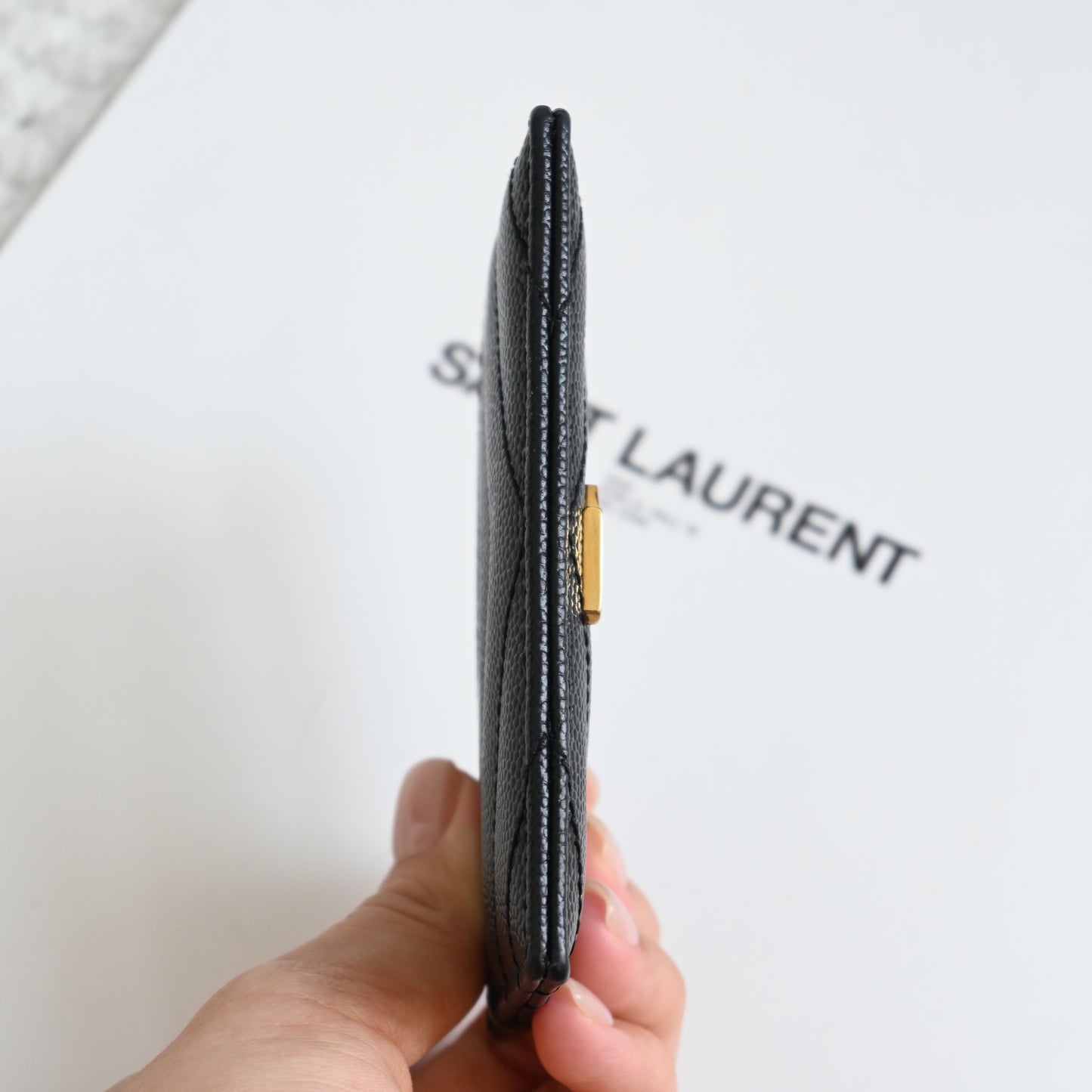 YSL Cassandre Matelasse Cardholder