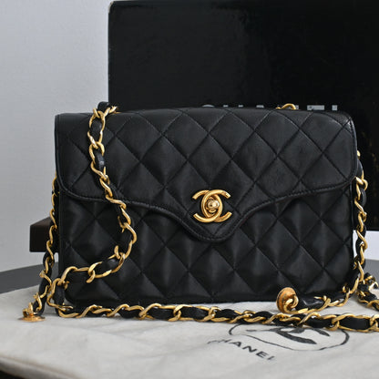 Vintage Chanel Mini Flap Bag 24k GHW