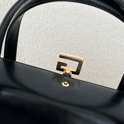 Old Gucci G buckle top handle bag