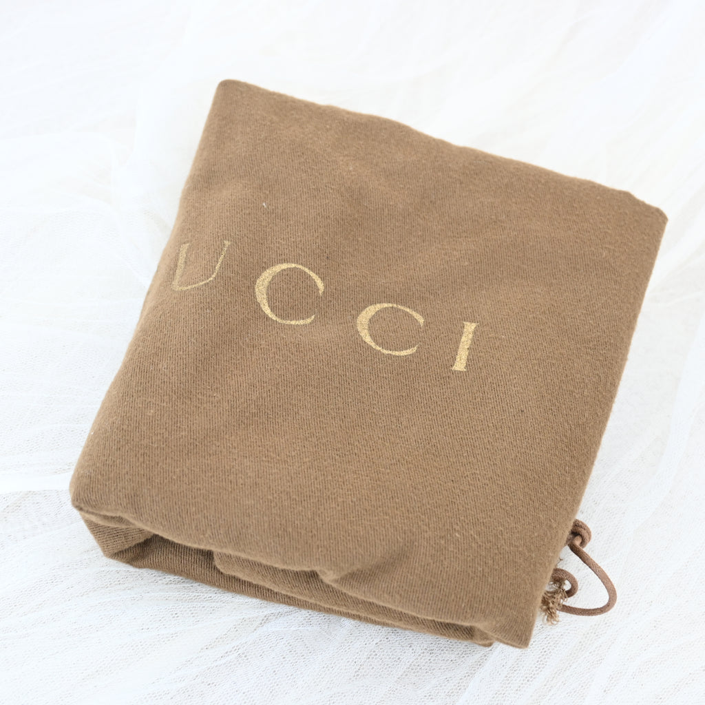 Gucci Abbey Canvas D Ring Hobo Bag - Leluxe Vintage Sdn. Bhd.