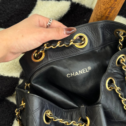 Chanel Bucket Bag Lambskin Vintage