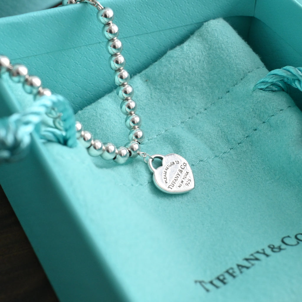 Tiffany & Co Return To Tiffany 925 Silver Mini Bead Bracelet
