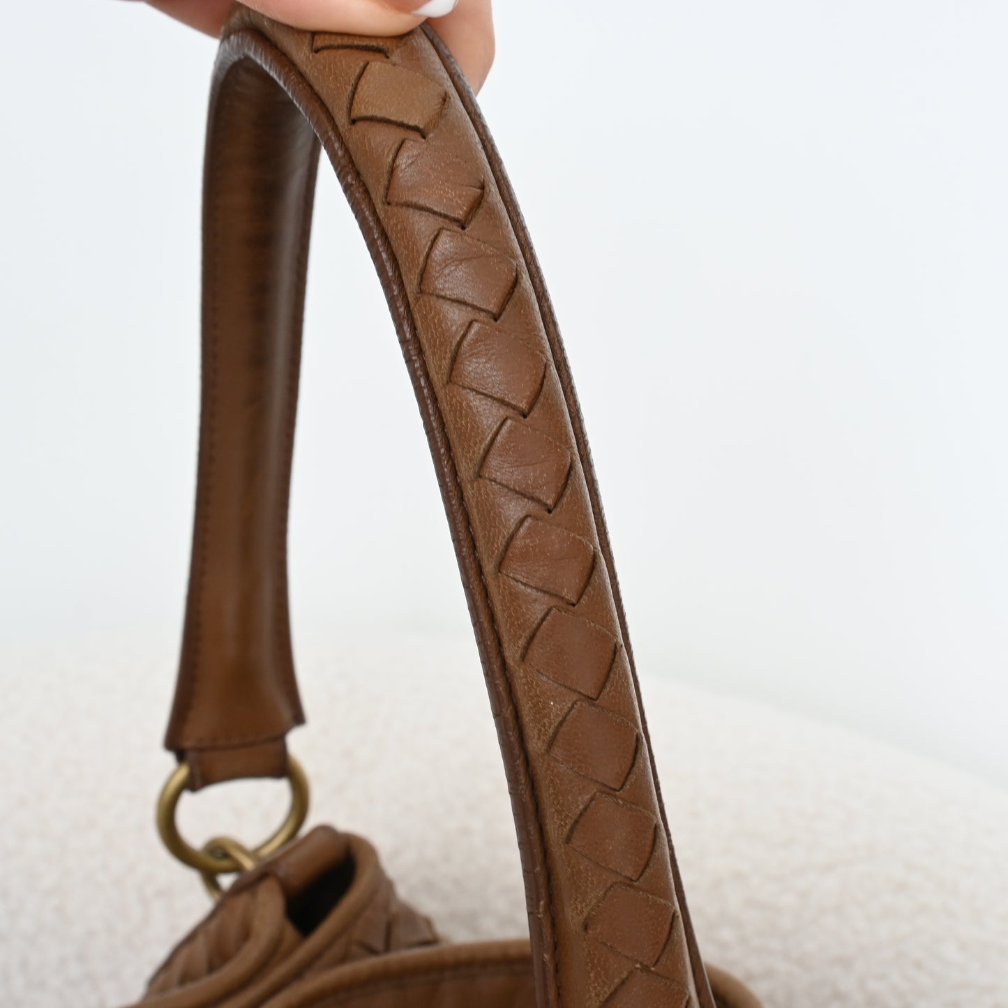 Bottega Veneta Intrecciato Hobo Double Flap Bag