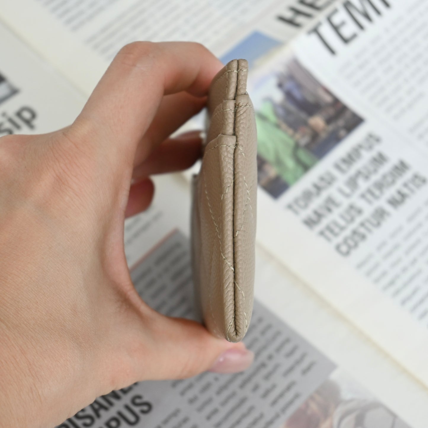 Chanel Classic Cardholder Beige