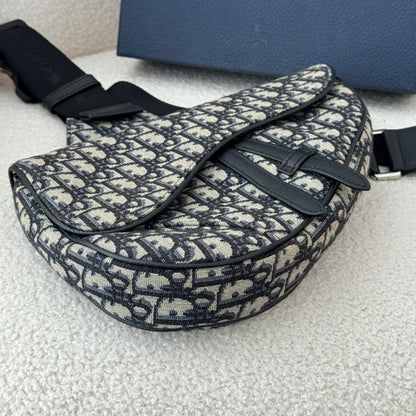 Dior Jacquard Oblique Saddle