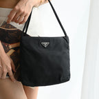 Prada Small Nylon Tote Black - Leluxe Vintage Sdn. Bhd.