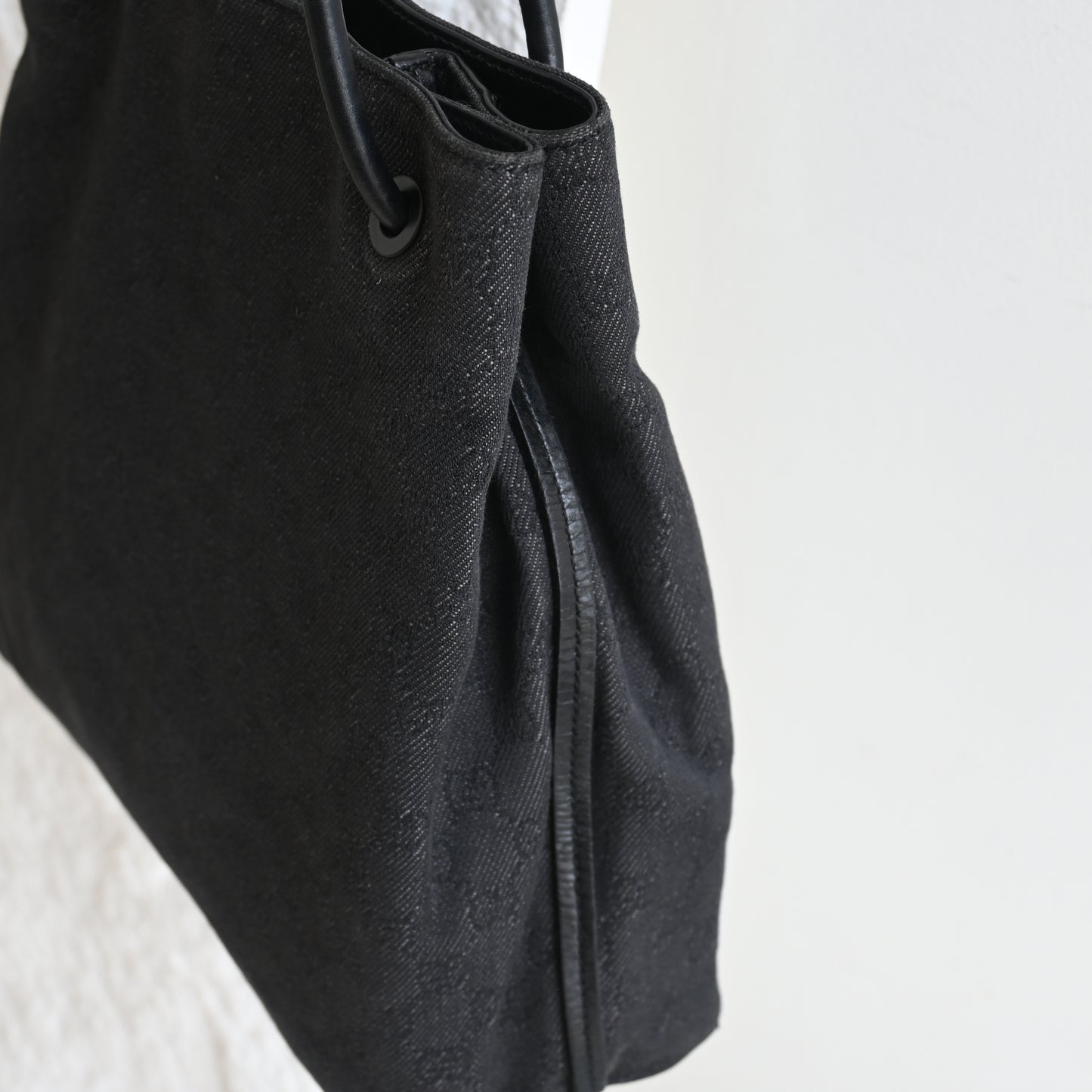 Gucci GG Black Canvas Tote