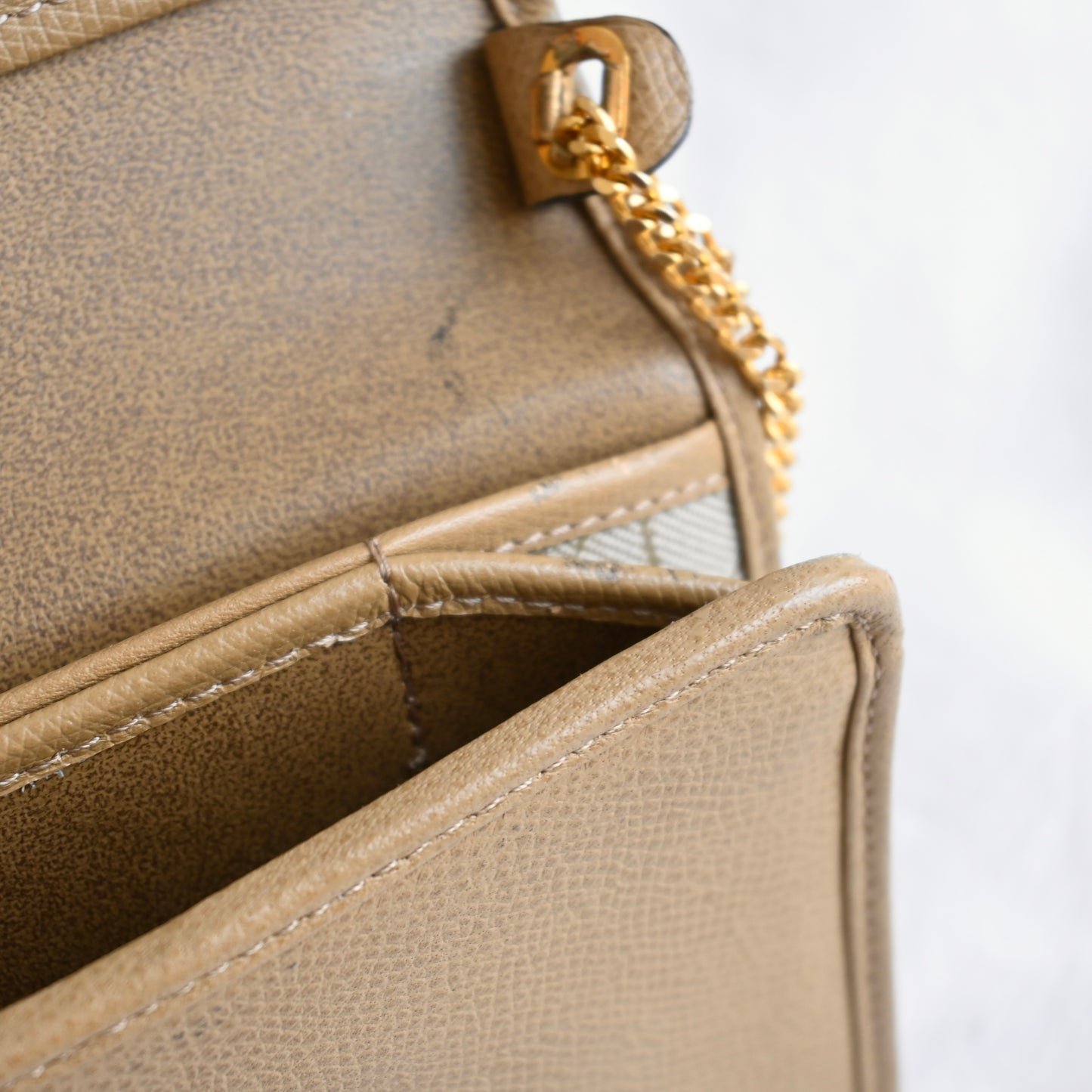 Dior CD Logo Chain Shoulder Bag