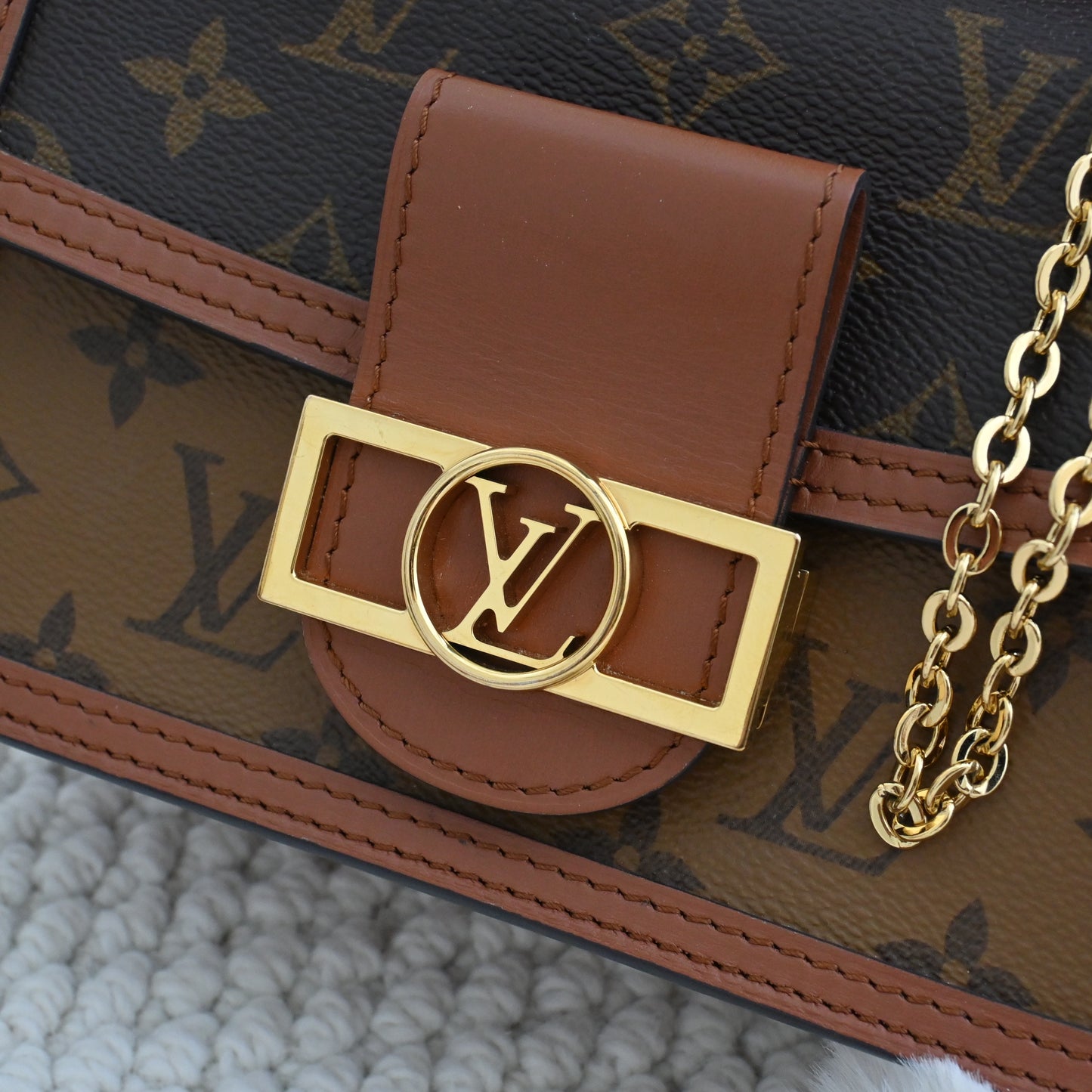 Louis Vuitton Monogram Reverse Portefeuille Dauphine WOC