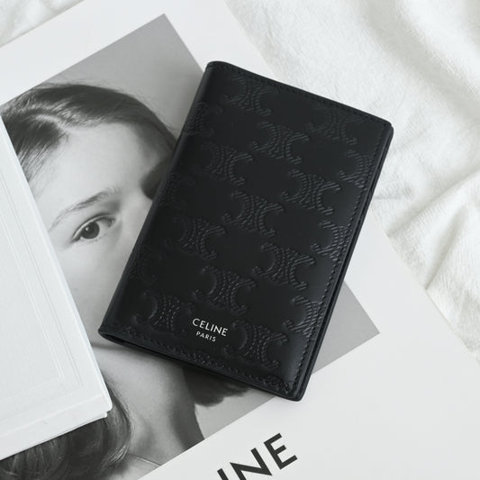 Celine Vertical Cardholder with Triomphe Embossed
