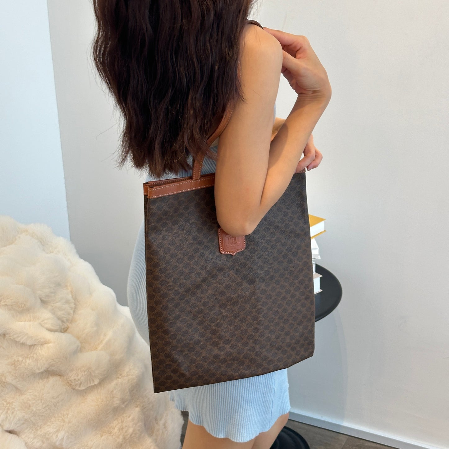 Celine Macadam Triomphe Tote Vintage