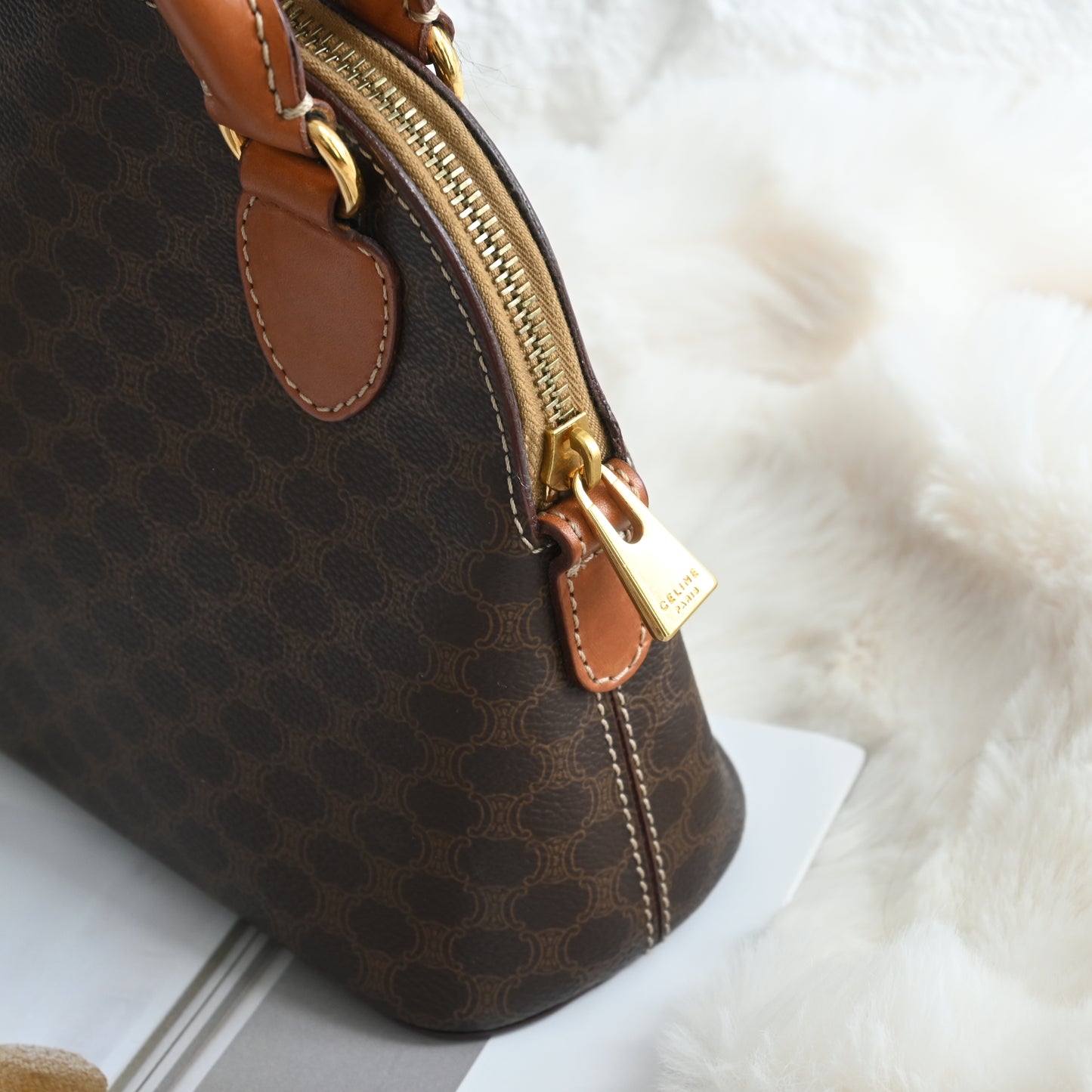 Celine Mini Alma Triomphe Bag