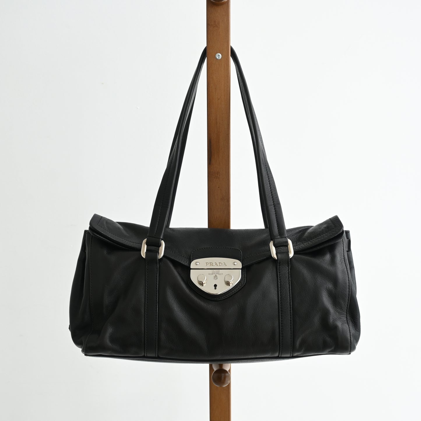 Prada Antic Easy Barrel Shoulder Bag