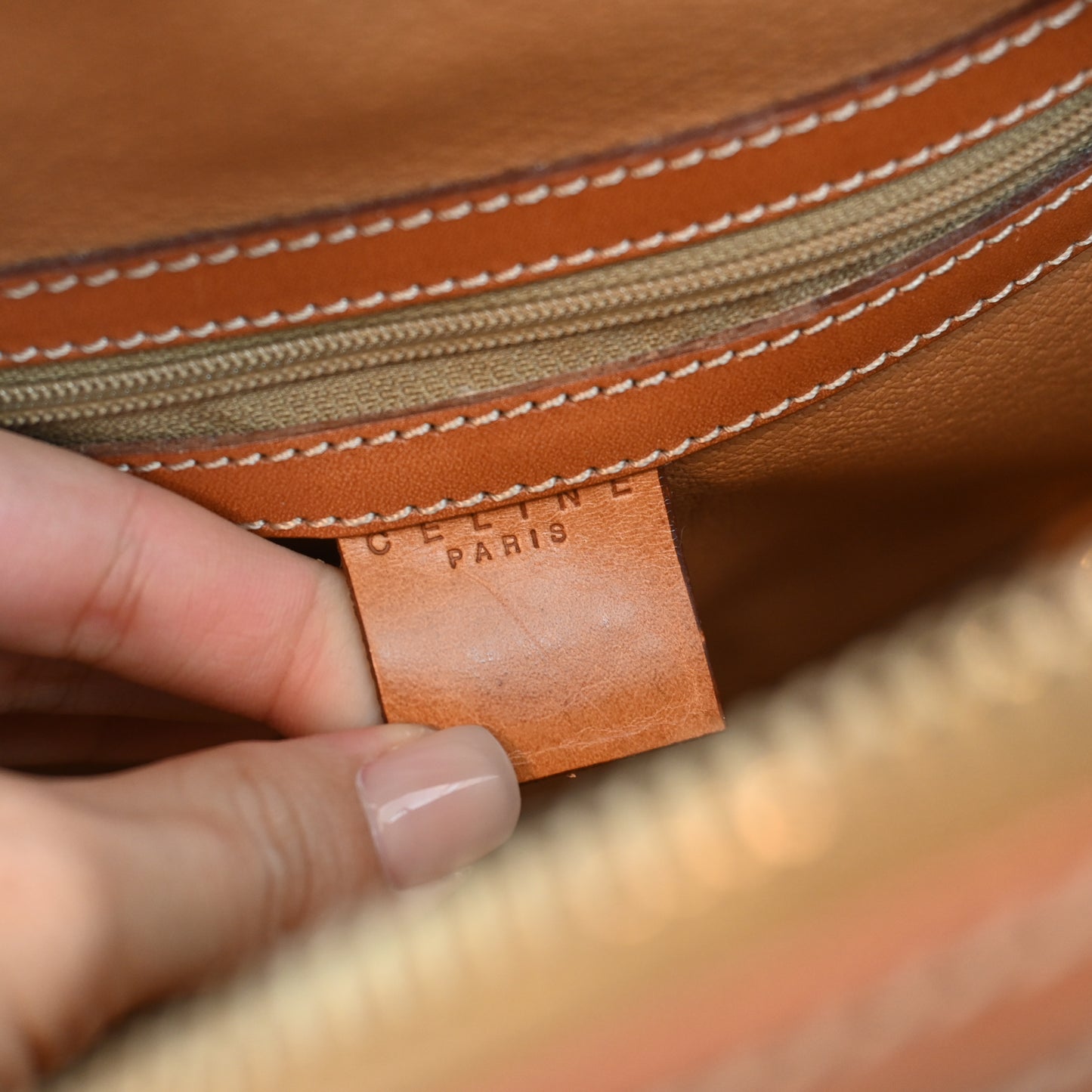 Celine Macadam Triomphe Dome Handbag