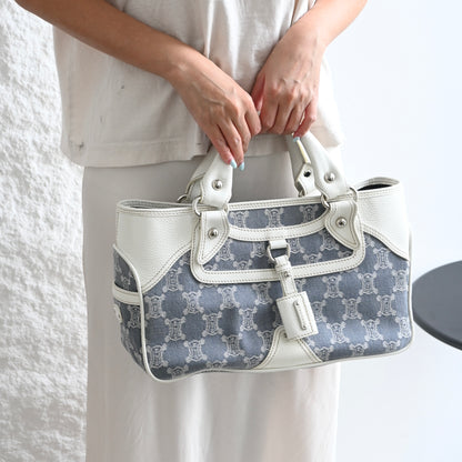 Celine Macadam Denim Boogie Tote