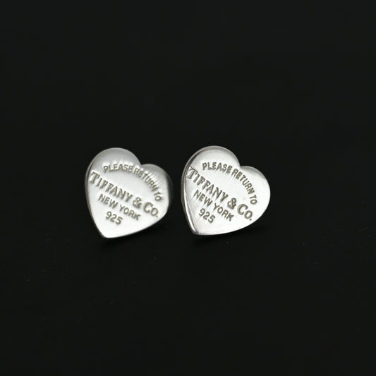 Tiffany & Co Return to Tiffany Heart Tag Stud Earrings Mini