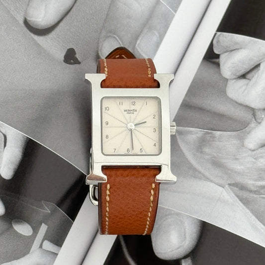 Hermes Heure H Watch HH1.1210 Silver Dial