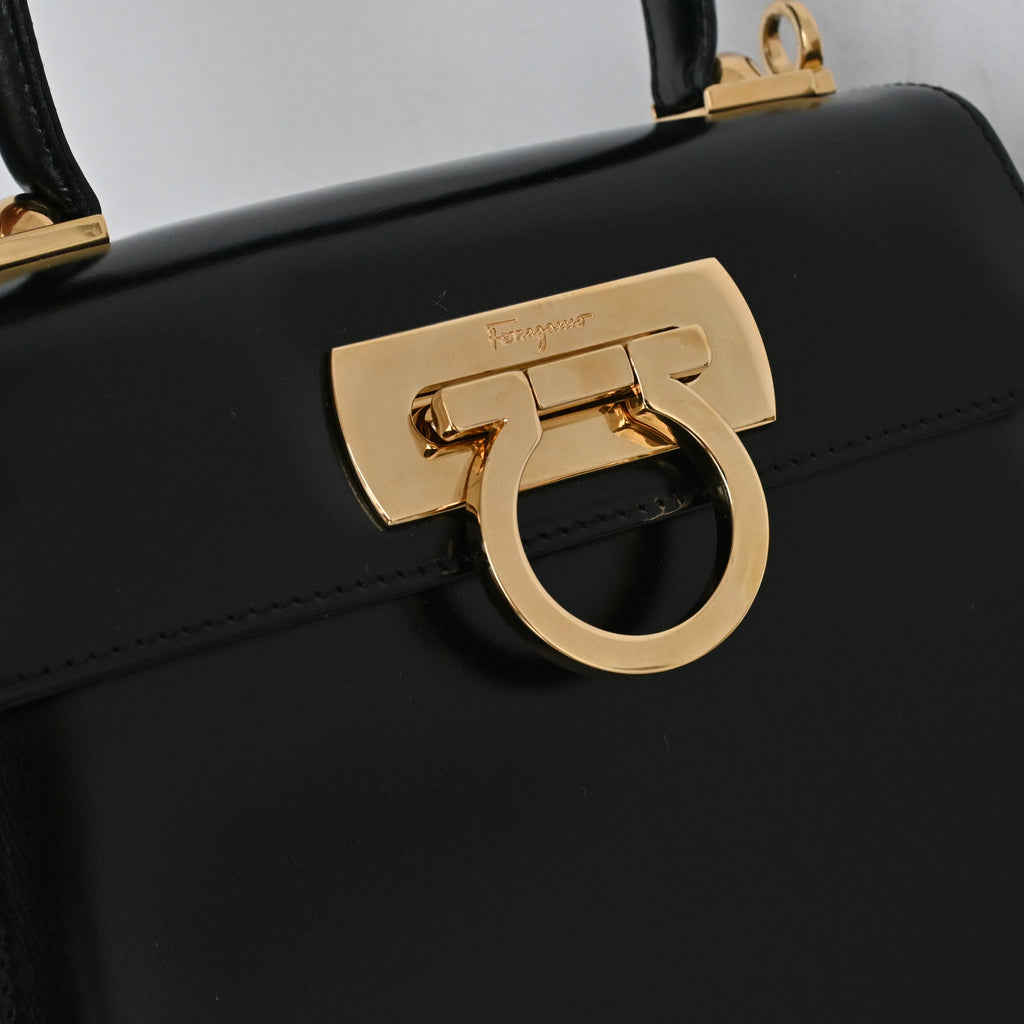 Salvatore Ferragamo Small Gancini Kelly - Leluxe Vintage Sdn. Bhd.