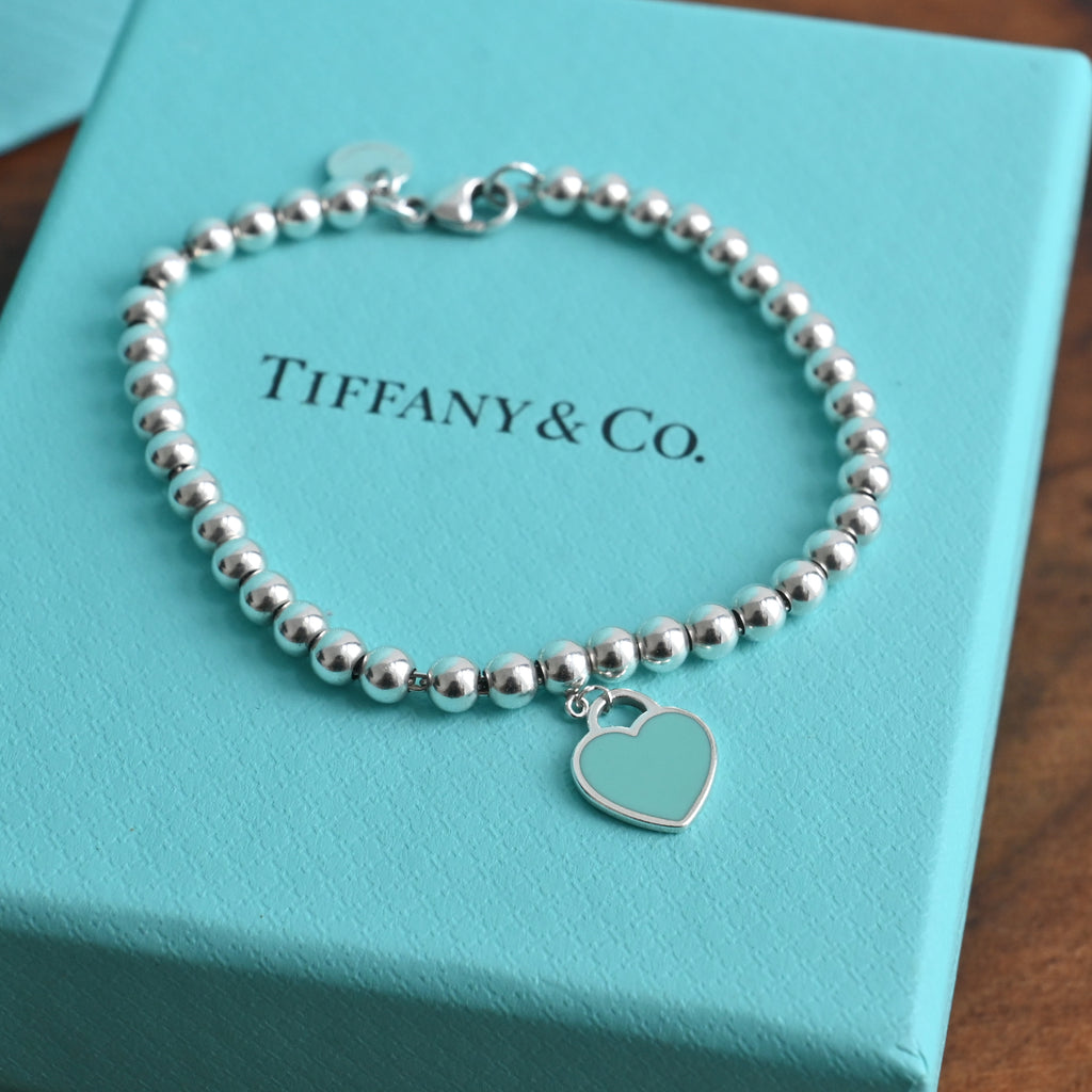 Tiffany & Co Return To Tiffany 925 Silver Mini Bead Bracelet