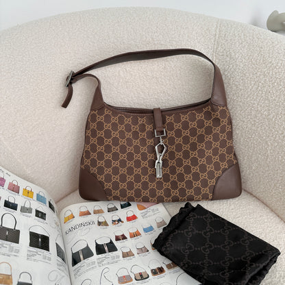 Gucci Jackie Hobo Monogram Brown