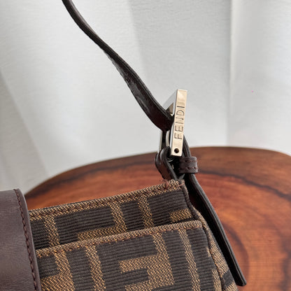 Fendi Mini Baguette in Zucca Monogram