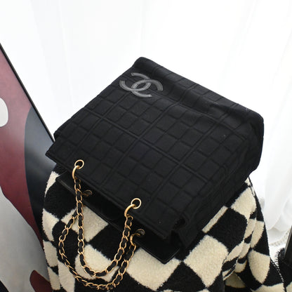 Chanel Chocolate Bar Jersey Tote