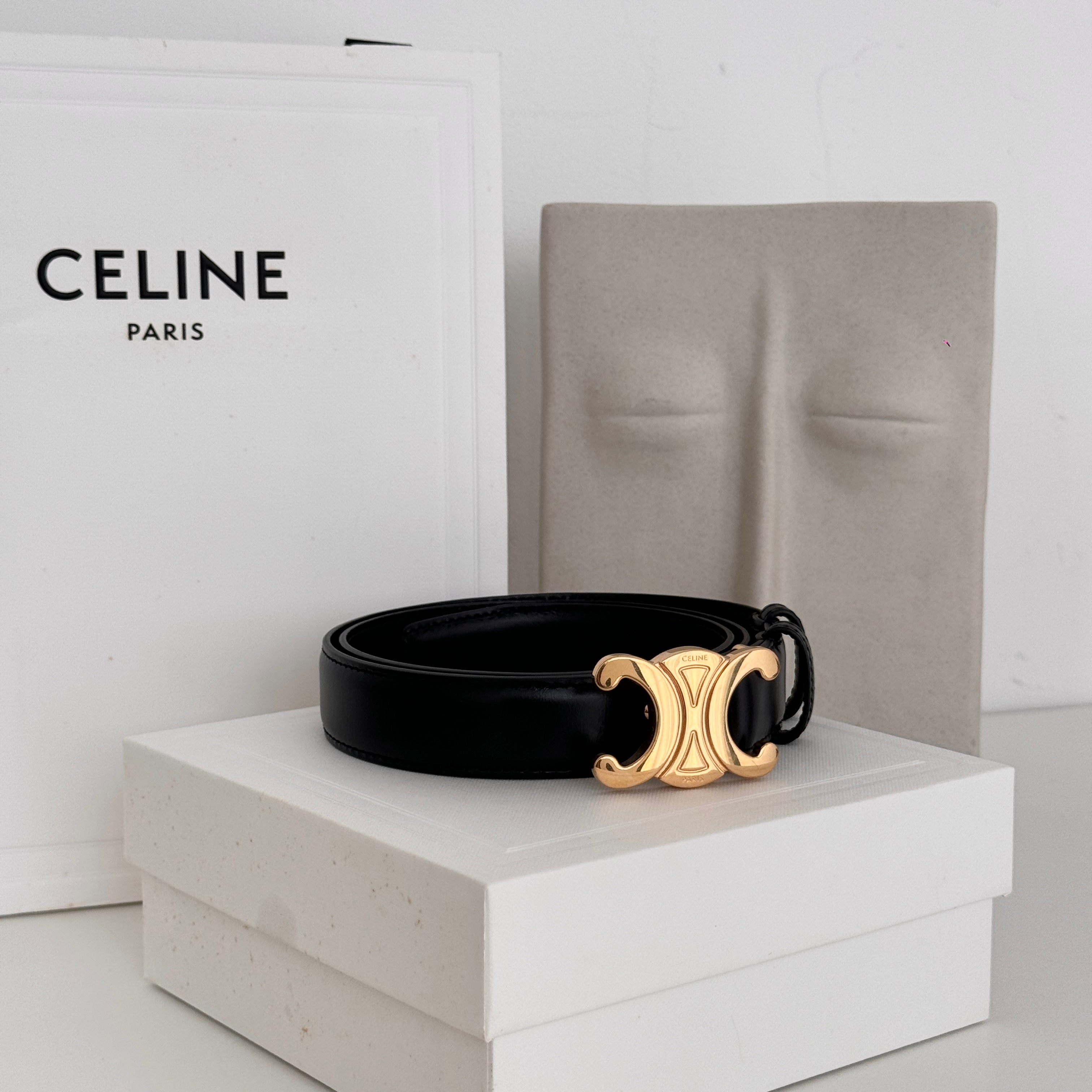 Celine Triomphe shops Belt