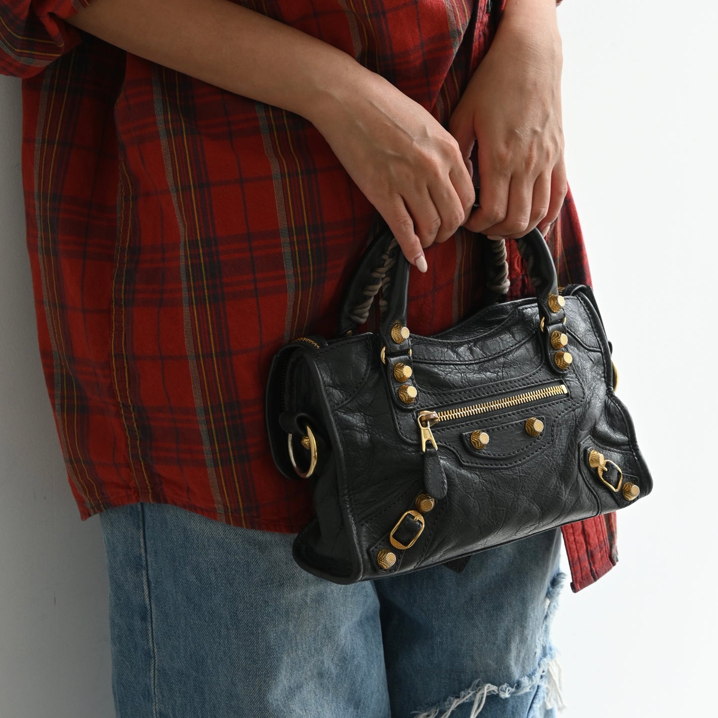 Balenciaga Mini City with GHW