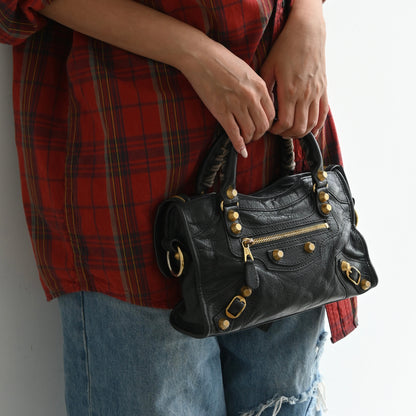 Balenciaga Mini City with GHW