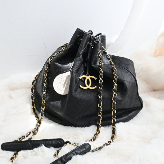 Chanel Bucket Bag Lambskin Vintage - Leluxe Vintage Sdn. Bhd.