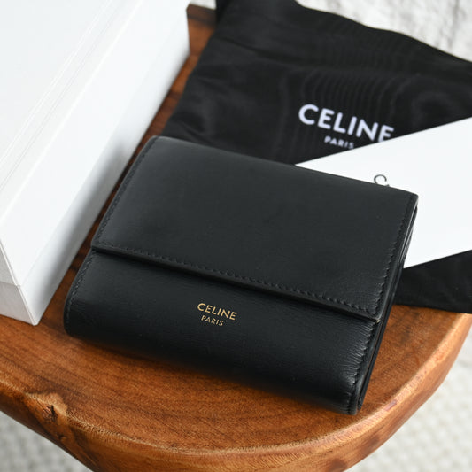 Celine Small Tri-Fold Compact Wallet