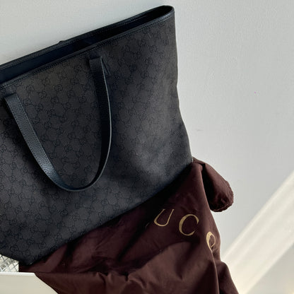 Gucci GG Canvas Tote Black