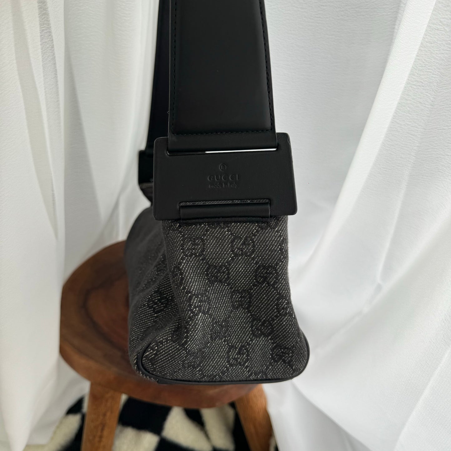 Gucci Black Baguette Bag