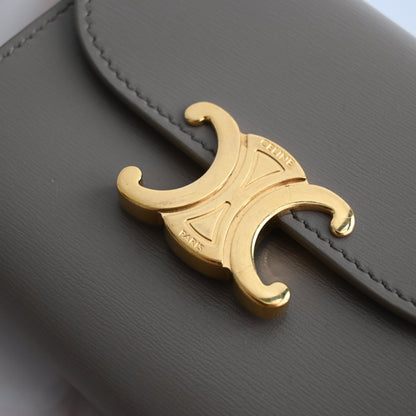 Celine Small Flap Triomphe Trifold Wallet