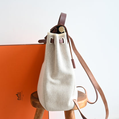 Hermès Toile Ale Bag Ad MM  □E: 2001