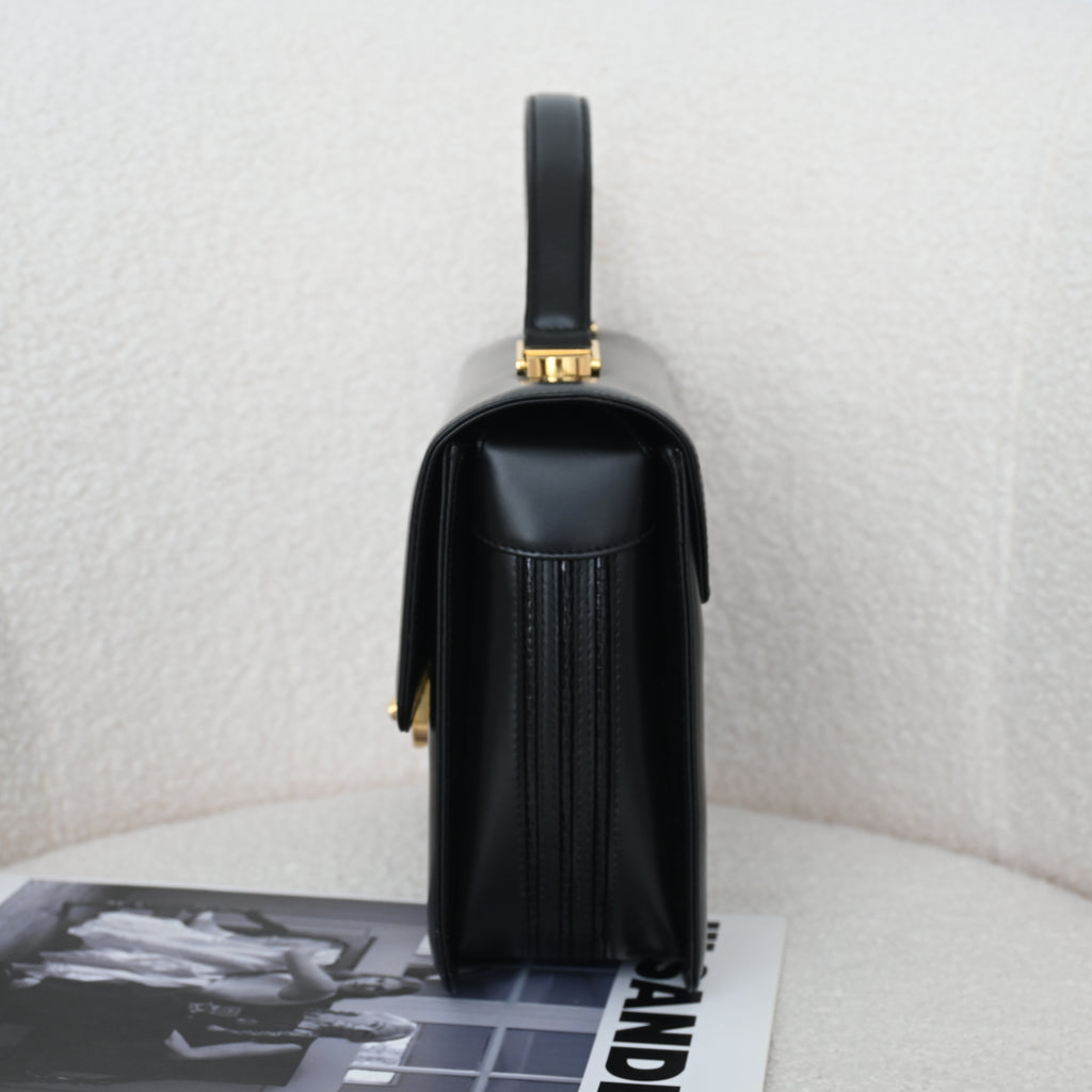 Old Gucci Turnlock Top Handle Handbag