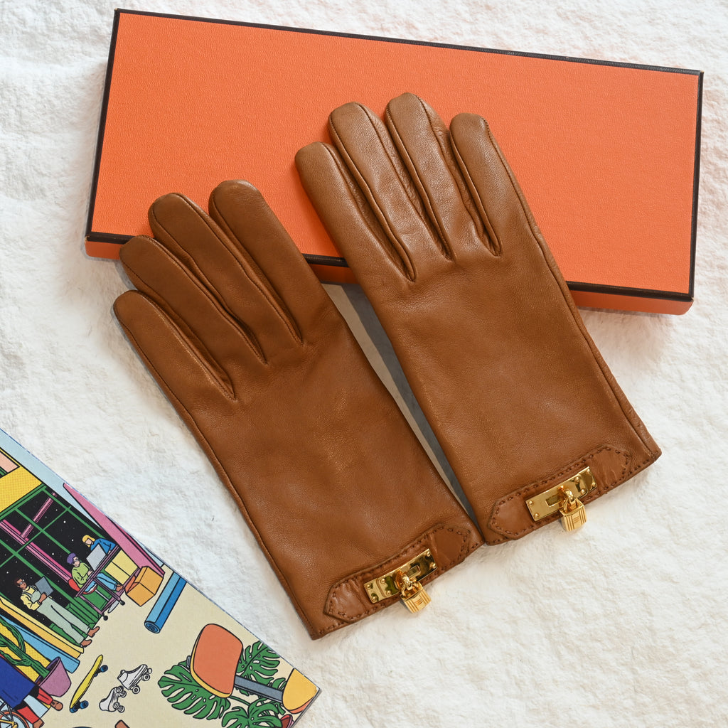 Hermès Kelly Soya Gloves 6 1/2 - Leluxe Vintage Sdn. Bhd.