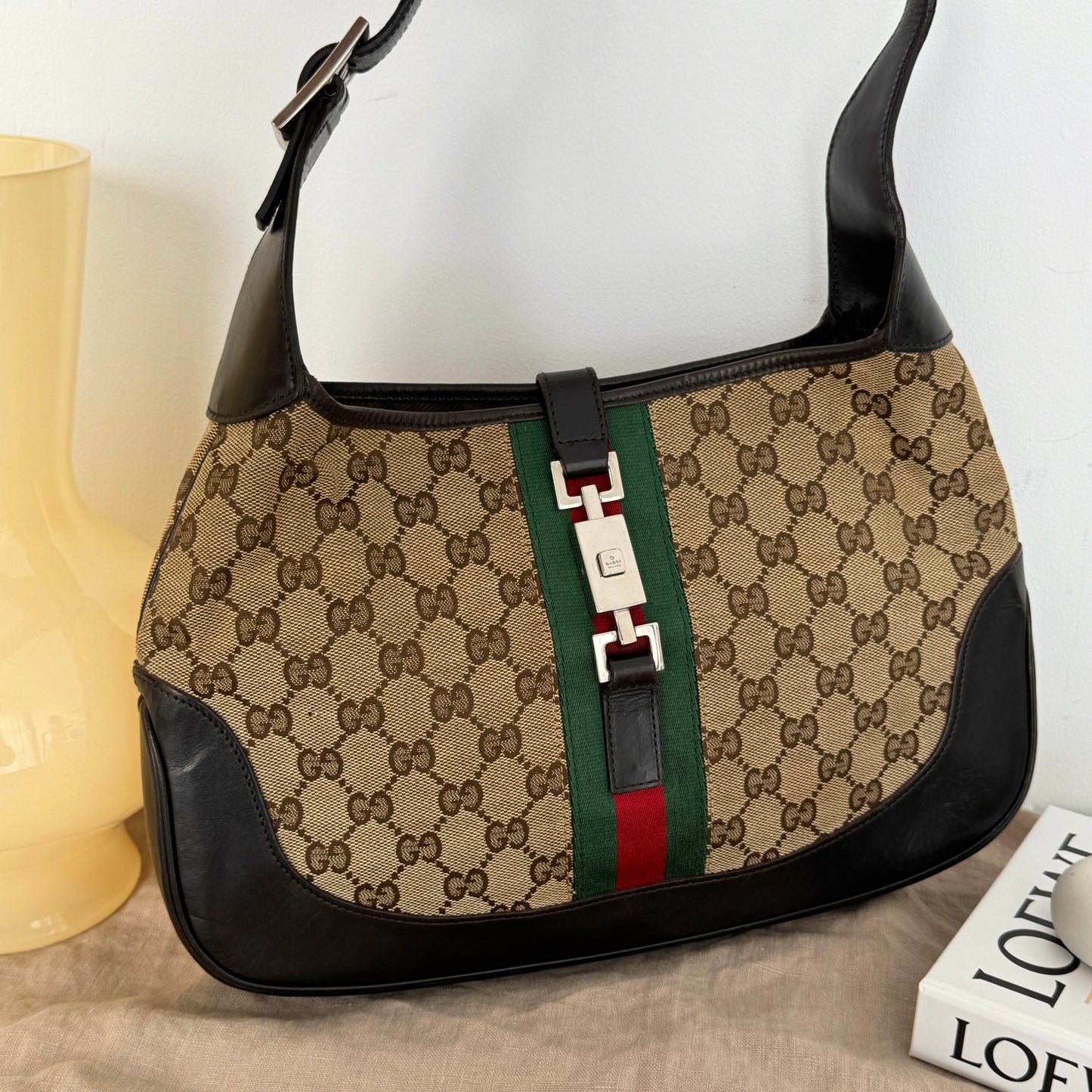 Vintage Gucci O Jackie Hobo Bag