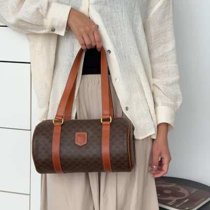 Celine Macadam Barrel-Shaped Bag