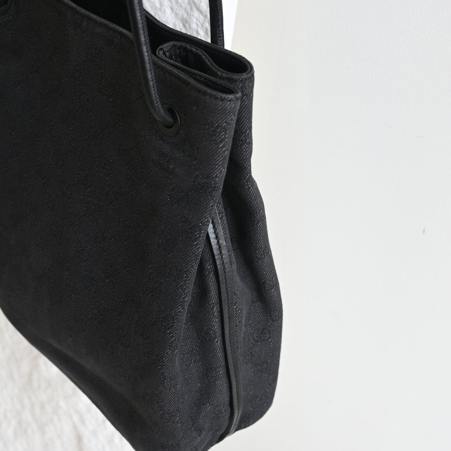 Gucci GG Black Canvas Tote