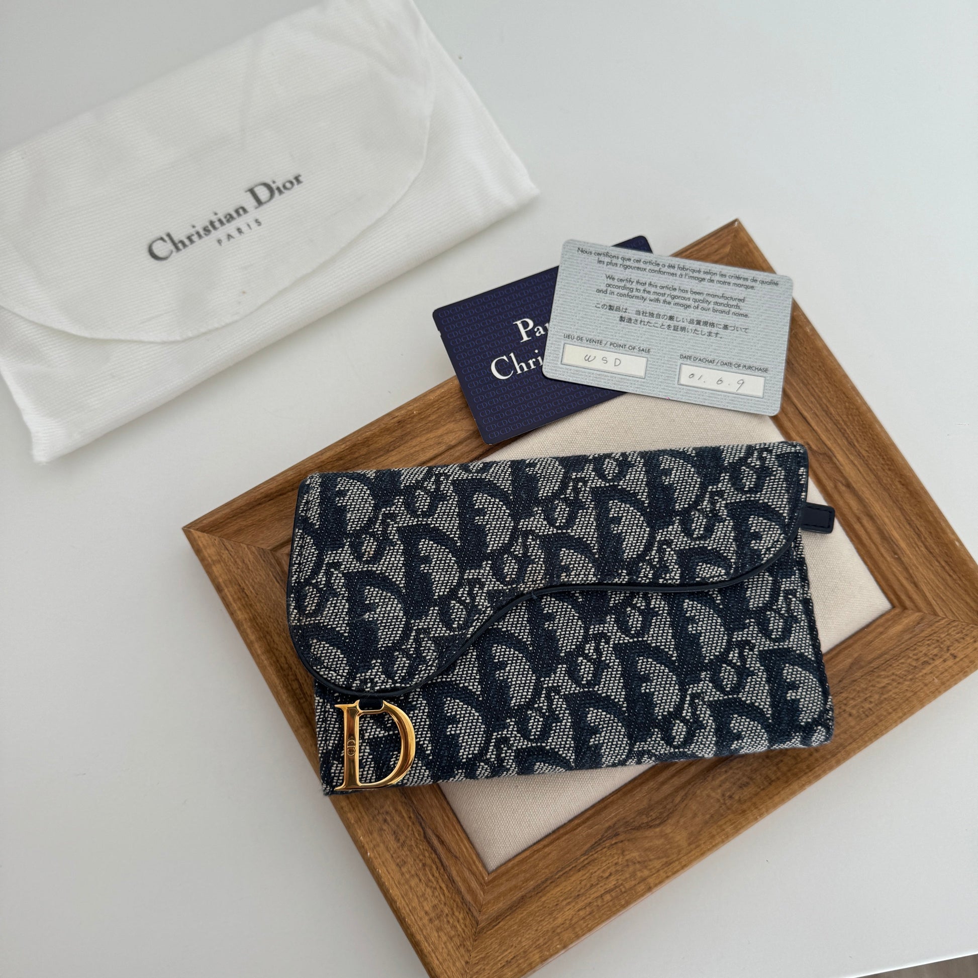 Dior Monogram Long Saddle Wallet - Leluxe Vintage Sdn. Bhd.