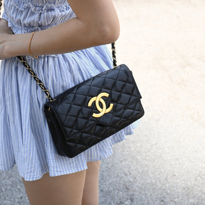 Chanel Matelasse Lambskin Chain Shoulder