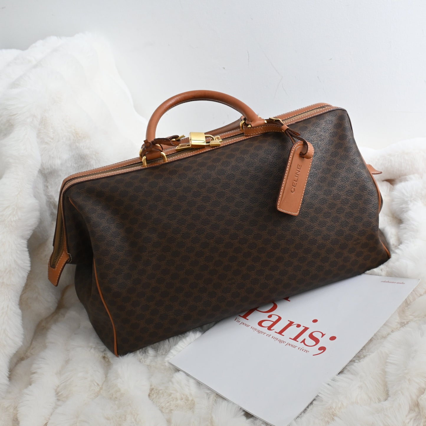 Celine Macadam Monogram Doctor's Bag Duffle